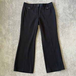 EC Ann Taylor Black Curvy Petite Straight Leg Pants - Size 14P